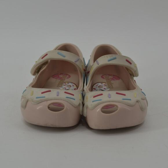 Mini Melissa Baby Size 6 Ice Cream Sprinkle Mary Jane Shoes - Picture 3 of 11